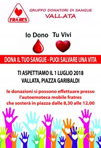 LOCANDINA donazione sangue vallata