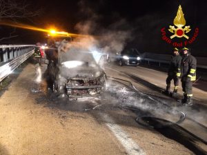 Incendio autostrada 