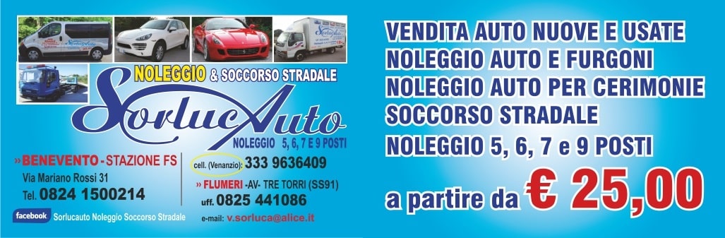 Sorlucauto – Noleggio & Socccorso Stradale  Flumeri (Av)