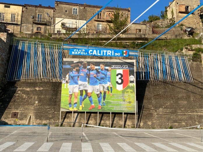 Calitri: Grande festa per la vittoria del Napoli.