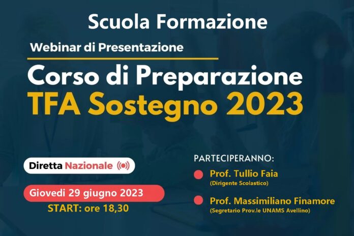 Corso Preparazione TFA Sostegno 2023